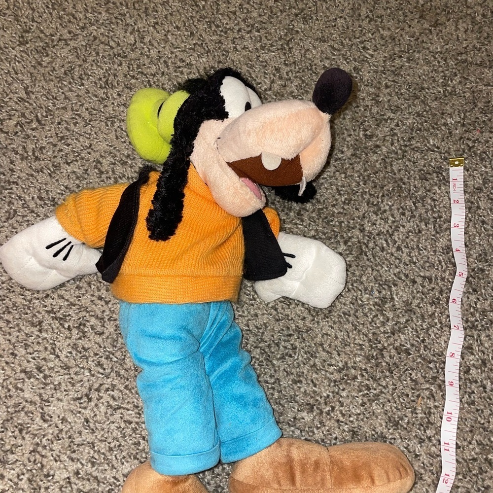Disney Goofy Plush with Blue and Tan Outfit - Picture 2 of 6